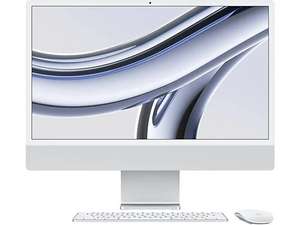 Apple iMac (2023) MQR93Y/A, 24" Retina 4.5K, Chip M3, CPU de 8 núcleos, GPU de 8 núcleos, 16GB de RAM, 256GB de SSD, Gigabit Ethernet, Plata