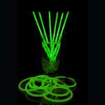 UV Floor Lote de 100 Pulseras Fluorescentes Luminosas (Reacondicionado - Como Nuevo)
