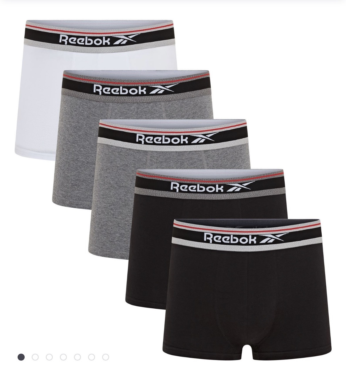 Calzoncillos Reebok Bóxer (x5) - multicolor (S,M,L y XL)