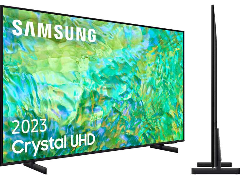 TV LED 43" - Samsung TU43CU8000KXXC, Diseño AirSlim, Crystal UHD 4K, Samsung Gaming Hub, Smart TV powered by Tizen (tb en Amazon)
