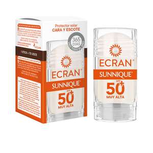 Solar Ecran ECRAN SUNNIQUE cara y escote SPF50+ stick. Envío Gratuito.