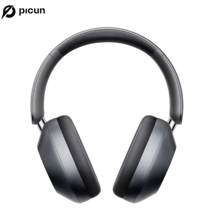 Picun-auriculares inalámbricos F6, dispositivo con cancelación activa de ruido, seguimiento de cabeza, Audio 3D, hi-res, ANC, Bluetooth