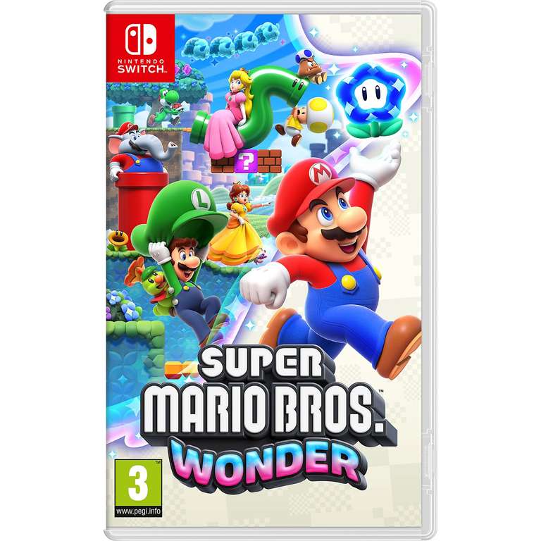 Mario Bros. Wonder, Super Mario 3D World + Bowser's, Mario Odyssey, Mario 3D World + Bowser's