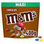 M&M's Choco Snack en Bolitas de Colores de Chocolate con Leche, Chocolate Regalo (400g)