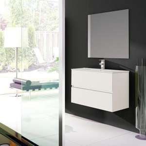 Mueble de baño con lavabo y espejo Belice 70x45 cm
