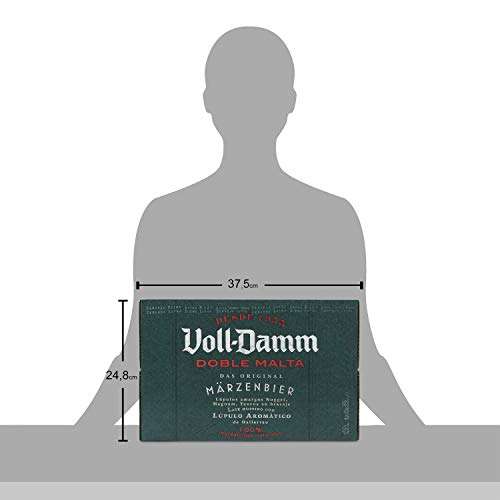 Cerveza Voll-Damm Doble Malta, Caja de 24 Botellas 33cl.