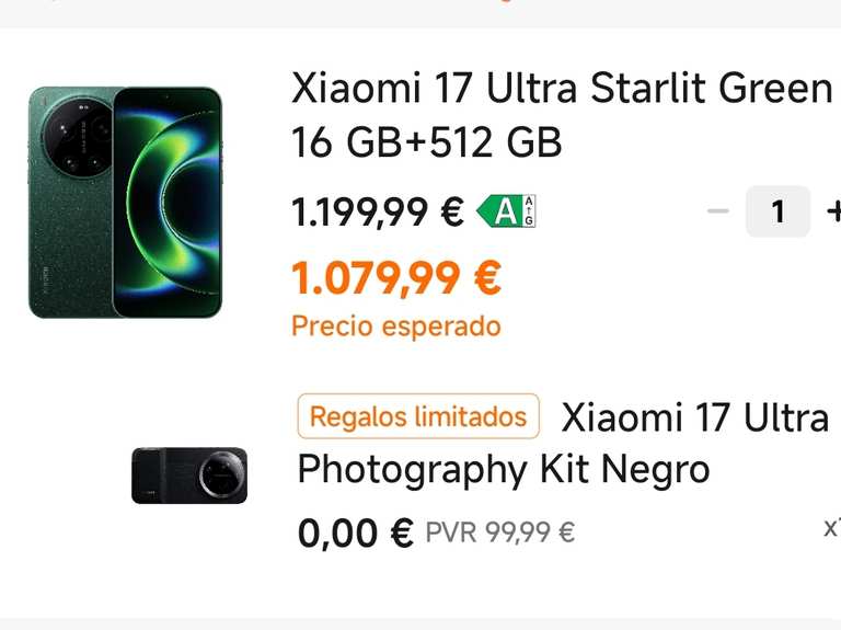 Imagen de Xiaomi 17 Ultra (16gb 512gb) + Kit