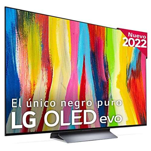 Televisor LG OLED55C24LA TV webOS22 55 pulgadas (139 cm) 4K OLED evo, Procesador Inteligente Potencia 4K a9 Gen 5 IA