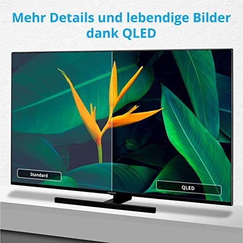 Televisión QLED MEDION X14318 (43 Pulgadas) (Smart TV UHD, 4K Ultra HD, Dolby Vision HDR, Dolby Atmos, HDMI 2.1, Netflix, Prime