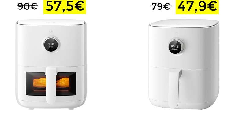 Xiaomi Smart Air Fryer Pro solo 57,5€ y Xiaomi Mi Smart Air Fryer solo 47.9€