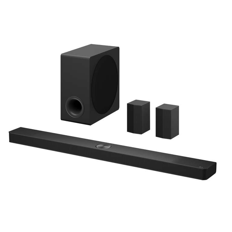 Barra de sonido - LG S90TR, Bluetooth, Inalámbrico, 670 W, 7.1.3 canales, Subwoofer 220W, Dolby Atmos, DTS:X, Negro + 200€ REEEMBOLSO [599€]