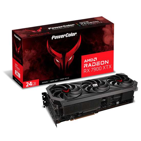 Tarjeta gráfica PowerColor Red Devil AMD Radeon RX 7900 XTX 24GB GDDR6 (caja abierta)