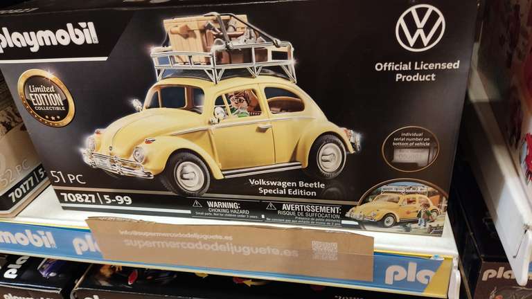 Volkswagen beetle specual edition en supermercado del juguete (Granada)