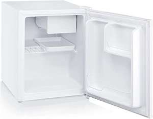 SEVERIN Mini frigorífico de 43 litros, con bisagra reversible, mini nevera de bajo consumo con balda y cajón para conservar en frío
