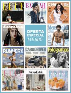 Suscripción anual a Fotogramas, Elle, Esquire y más revistas, por 15€