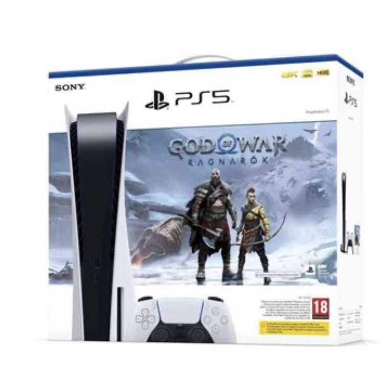 Consola PS5 de disco (No digital) + God of war Ragnarök mismo precio que en ECI hace una semana