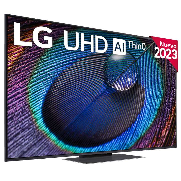 TV LED 55" - LG 55UR91006LA, UHD 4K, Inteligente 5 4K Gen6, Smart TV, DVB-T2 (H.265), Azul ceniza