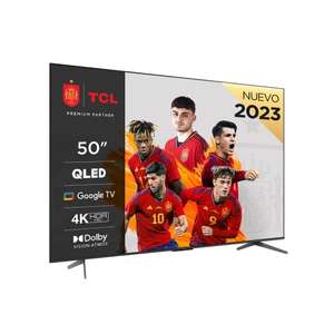 TV QLED 50" (127 cm) TCL 50C635, 4K UHD, Smart TV + Cupón 56,85€ para Proxima Compra