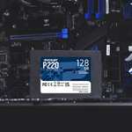 Patriot P220 SSD 128GB SATA III Disco Sólido Interno 2.5" (más en descripción)