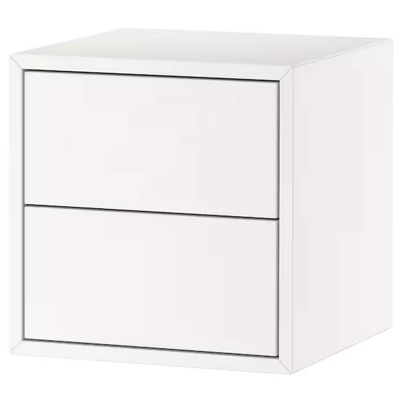 HILDRUN Visillo, par, blanco, lunares, 145x300 cm - IKEA