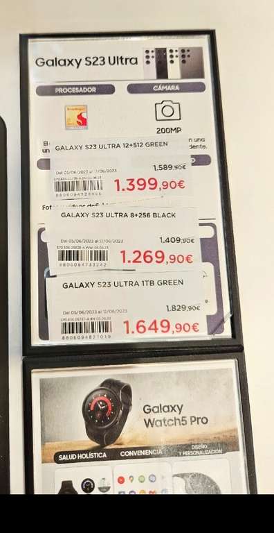 Súper oferta s23 ultra + 15% descuento tarjeta ECI + TV samsung 55 pulgadas