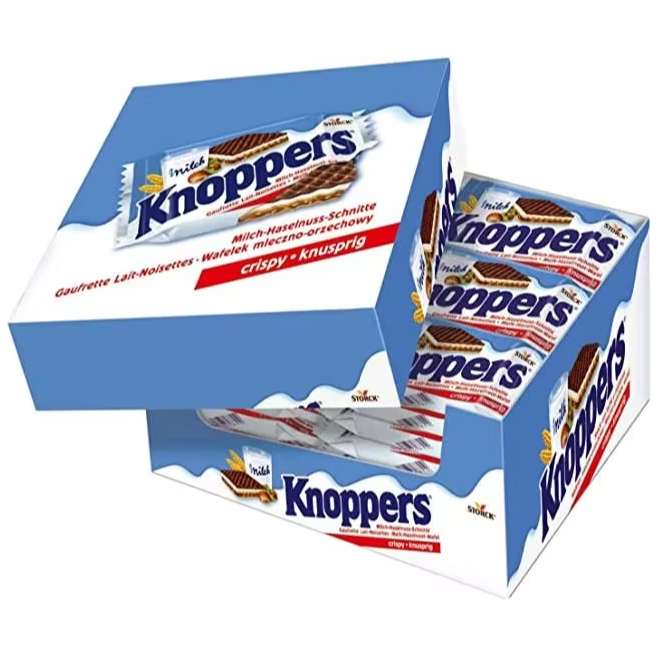 Caja de Knoppers crispy wafer 24 unidades