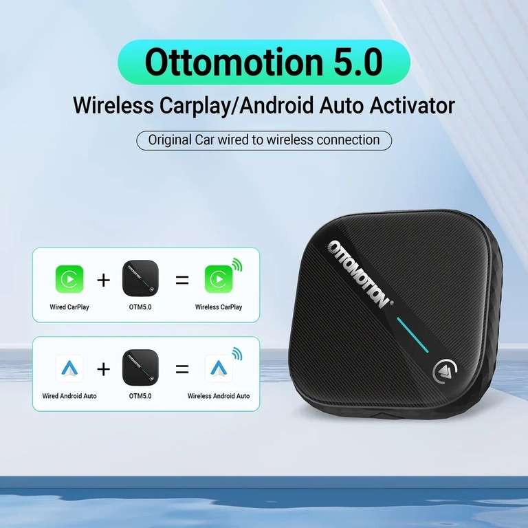OTTOMOTION-adaptador inalámbrico Apple CarPlay para coche
