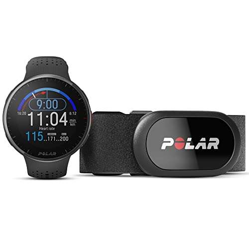 Polar Pacer Pro con H10 Sensor de frecuencia cardíaca, Reloj Deportivo con GPS Avanzado, Monitor de Frecuencia Cardíaca en la muñeca