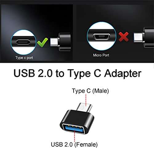 Adaptador USB C a USB (4 Piezas)