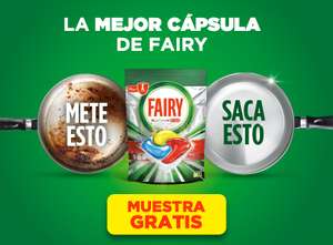 Muestras gratis capsula Fairy