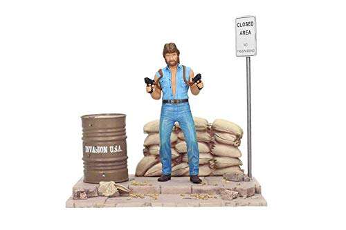 Matt Hunter (Chuck Norris) Set De Lujo con Diorama, Figura 18 Cm Tough Guy MGM