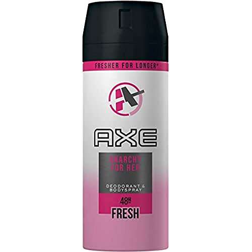 Axe - Anarchy for Her - Desodorante Bodyspray para mujer, protección de 48 horas, Negro - 150 ml