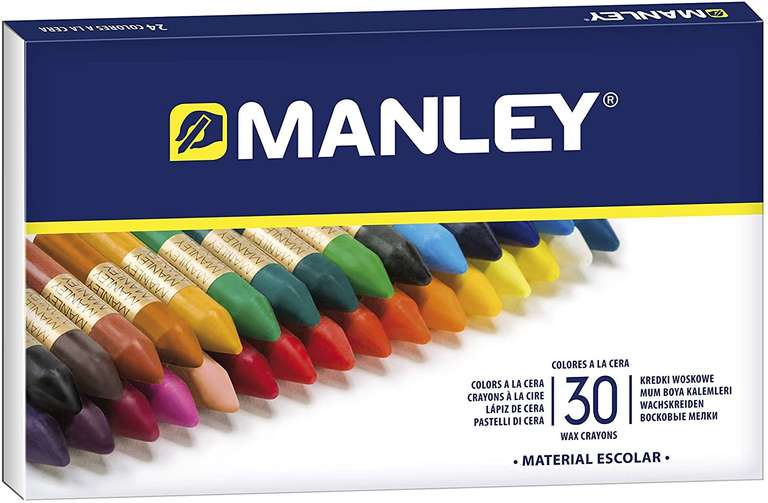 Ceras Manley (Paquete de 30 Colores)