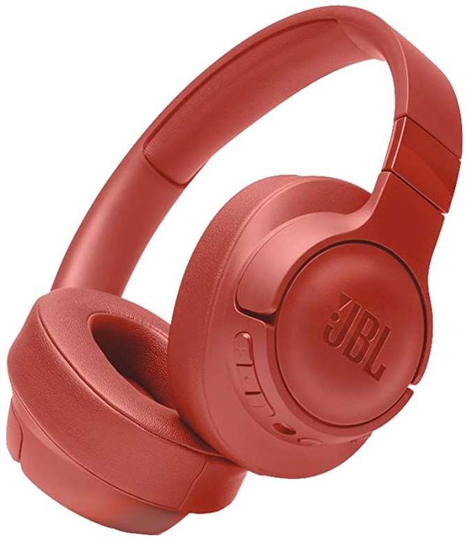 JBL T750BTNC Auriculares circumaurales inalámbricos con cancelación de ruido activa, conexión multipunto,blanco , rojo subió precio