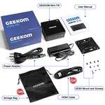 GEEKOM Mini PC, Mini IT8 i5-8259U(hasta 3.8 GHz) Desktop PC, Windows 11 Pro Mini PC, 512gb SSD 16gb DDR4