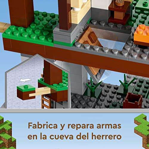 LEGO Minecraft El Campo de Entrenamiento, Casa de Juguete, Figuras de Esqueleto, Ninja, Pícaro y Murciélago, Regalos de Reyes Magos