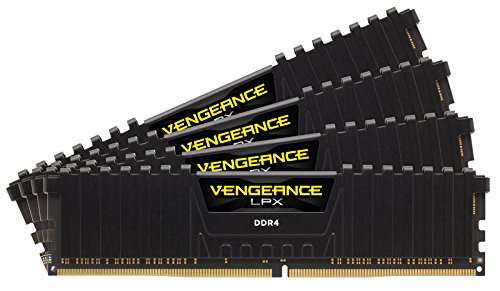 Corsair CMK16GX4M2B3200C16R Vengeance LPX 16 GB (2 x 8 GB) DDR4 3200 MHz C16 XMP 2.0