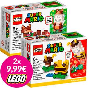 Pack de 2 potenciadores Lego Super Mario por 9,99€