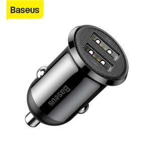 Cargador de coche 2X USB Baseus (cuentas nuevas 0.04€)