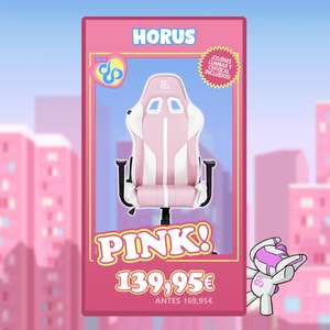 Silla gaming Newskill Horus en color rosa