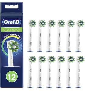Oral-B CrossAction Cabezales De Recambio, Pack De 12