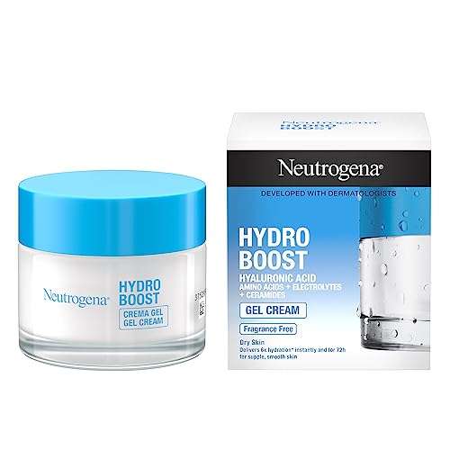 Neutrogena, Hydro Boost Crema Gel Hidratante Facial, con Ácido Hialurónico y Trehalosa de origen natural 50 ml