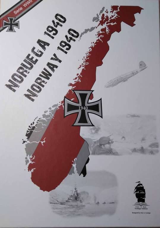 Noruega 1940 juego de mesa en Castellano de la editorial Trafalgar Editions