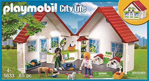PLAYMOBIL City Life - tienda de mascotas con edificio