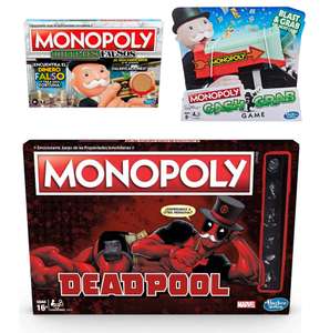 Monopoly Billetes Falsos | Monopoly Cash | Monopoly Edición Especial Deadpool (Drim)