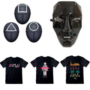 Máscara de soldado Juego del calamar, camisetas - Varios modelos