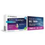 Arkopharma Arkosueño Forte 8h de Sueño Pack 60 comprimidos,Liberación Melatonina 1,9mg en 2 fases, Despertares nocturnos, Dormir Rápidamente