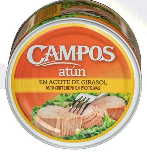 Campos Conserva De Atún En Aceite De Girasol - Lata, 400 g