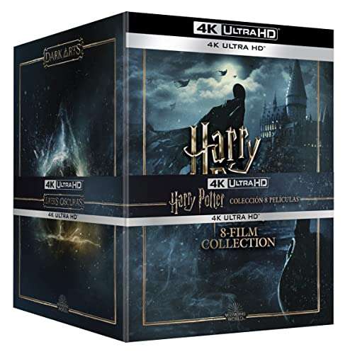 Harry Potter Pack (Ed. artes oscuras) (4K UHD) [Blu-ray] + 7 Pines Horrocrux y estuche
