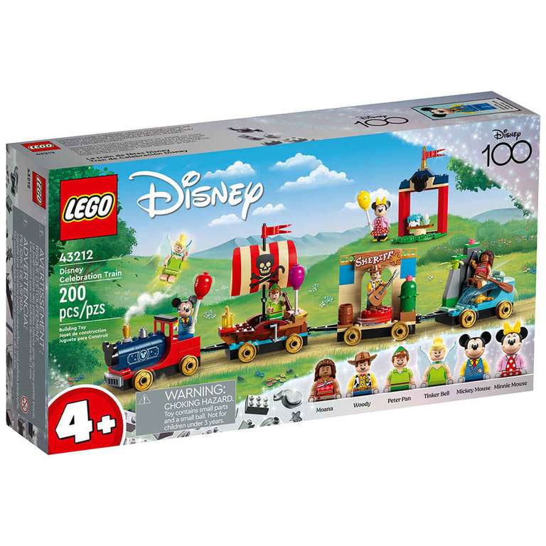 Lego Disney 100th - Tren Homenaje a Disney, 43212